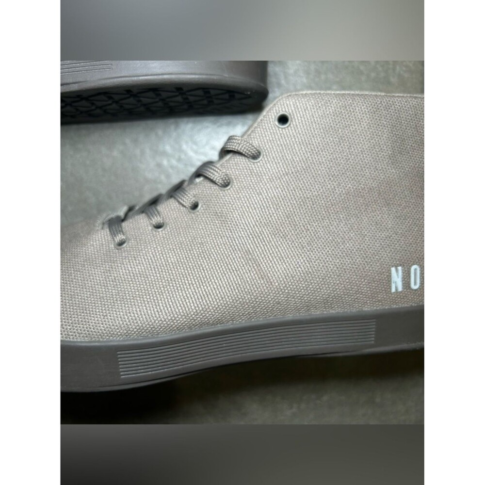 NOBULL Neutral Mid Canvas Trainers Lace Up Athletic Sneakers Men’s Shoe Size 11 - Picture 7 of 10
